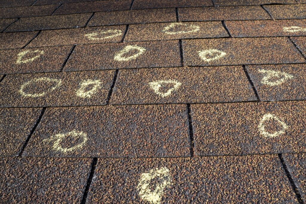 Roofing storm damage services by Nashville Roofing Company in the Nashville, TN area.