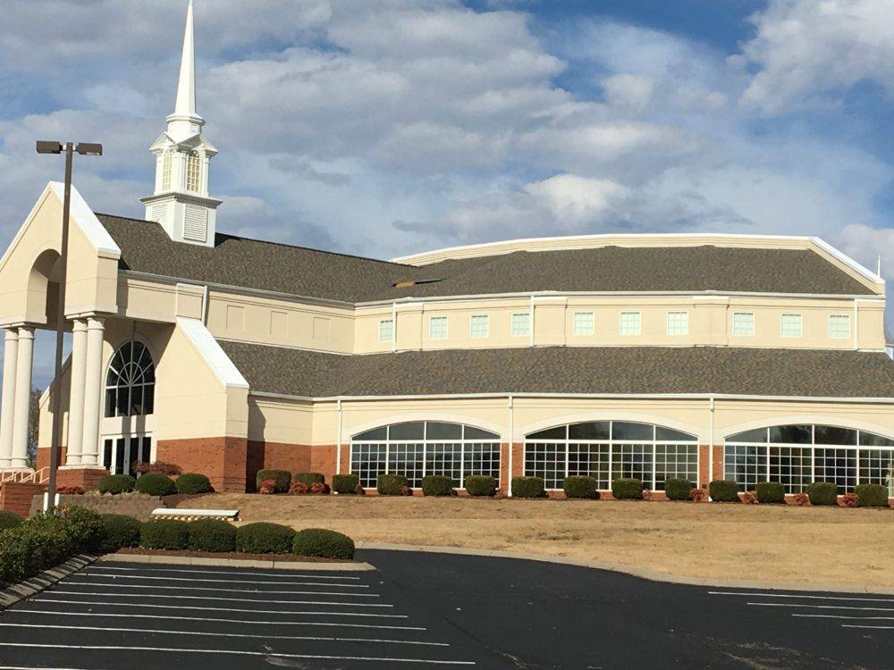 Commercial Roofing in Nashville, TN 2 Completed architectural shingle roof on a large Middle Tennessee church